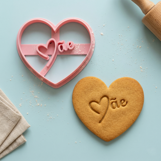 Kit 3 Carimbos Biscoitos Cortadores Especial Dia Das Mães